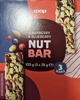 Cranberry & Blueberry Nut Bar
