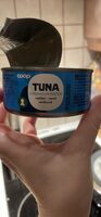 Tonnikalapalat vedessä