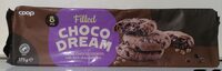 Filled Choco Dream Creme Chocolate Cookies
