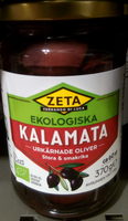 Ekologiska Kalamata urkärnade oliver