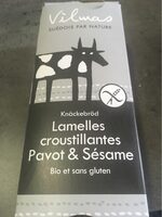 Lamelles croustillantes Pavot & sésame