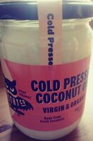 Cold pressed coconut oil