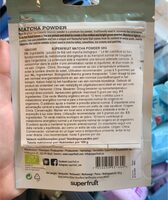 Superfruit Matchapulver øko