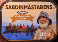 Sardiner delikatessrökta i rapsolja