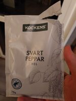 Svartpeppar, hel