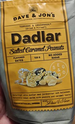 Dates salted caramel peanuts