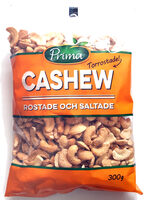 Cashew - Torrrostade och saltade.