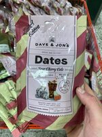 Sour cherry cola flavoured dates