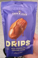Drips Milk Chocolate Caramel Dates