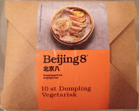 Beijing8 10 st Dumpling Vegetarisk