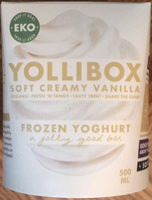 Yollibox Frozen Yoghurt Soft Creamy Vanilla