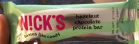 Hazelnut chocolate protein bar