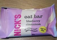 Blueberry And Cinnamon Oat Bar