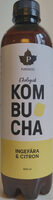 Ekologisk kombucha, ingefära & citron