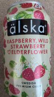 Raspberry, wild strawberry and elderflower cider