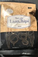 Vegetable chips salted