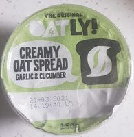 Creamy oat spread Garlic & Cucumber