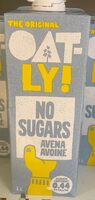 Lait d'Avoine sans sucres
