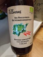 Bio Rhabarber Getränkekonzentrat