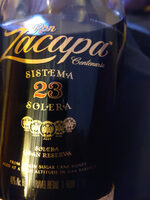 Rum Zacapa sistema 23 solera