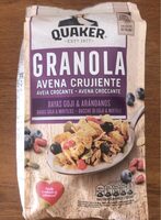 Granola avena crujiente