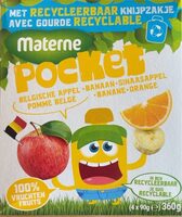 Pocket pomme banane orange