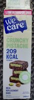 Crunchy pistachio meal replacement bars