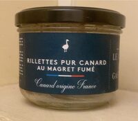 Rillettes pur canard au magret fumé