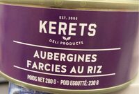 Aubergines farcies au riz