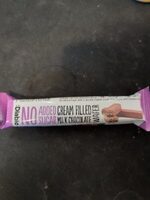 Cream filled milk chocolate wafer
