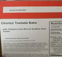 Chorizo tostada bake
