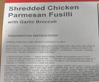 Chicken Parmesan fusilli