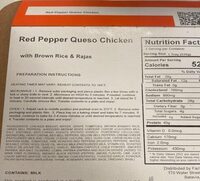 Red pepper queso chicken
