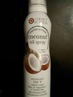 Coconut oil spray
