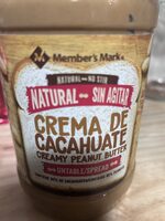 Crema de cacahuate