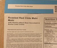 Roasted red Chile Mahi mahi