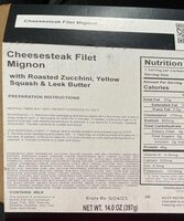 Cheesesteak Filet Mignon