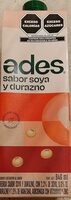 Soya con jugo de fruta