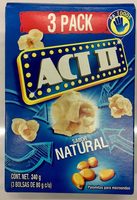 Act II 3 pack sabor natural