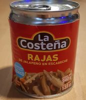 Rajas de jalapeño en escabeche