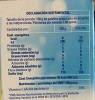 Polvo para preparar gelatina