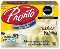 Gelatina leche sabor vainilla