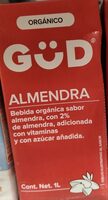 Bebida orgánica sabor almendra