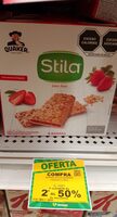 Barras de avena Quaker Stila sabor fresa