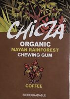 Organic mayan rainforest chewing gum coffee