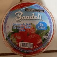 Gelatina de agua, Sin azucar, Sabir fresa