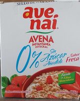 Avena instantánea integral sabor fresa 0%
