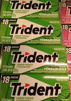 Goma De Mascar Yerbabuena Trident
