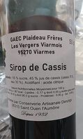 Sirop de cassis