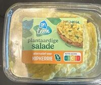 Plantaardige salade kip kerrie